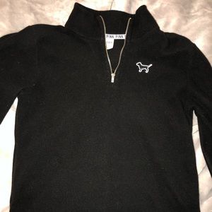 Black pink 1/4 zip up :)